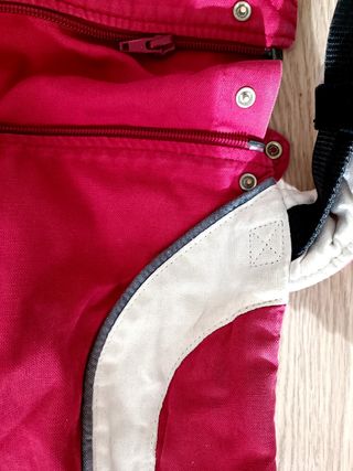 Portabebés Mochila Manduca Pure Cotton Red.