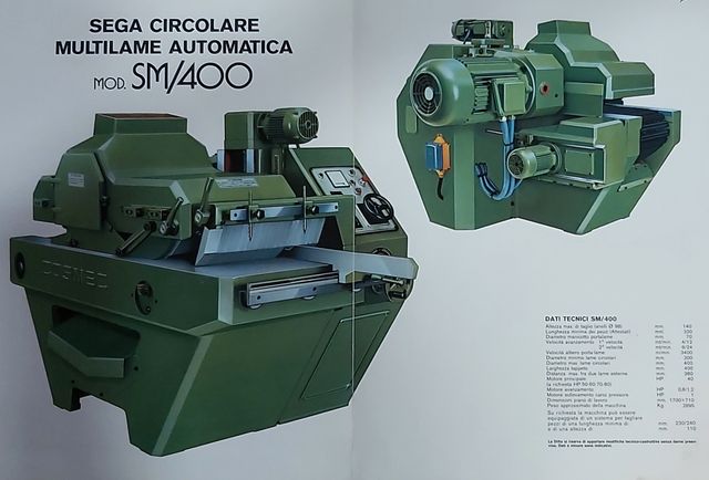 Sierra circular multiple Cosmec SM 400 de 80 CV