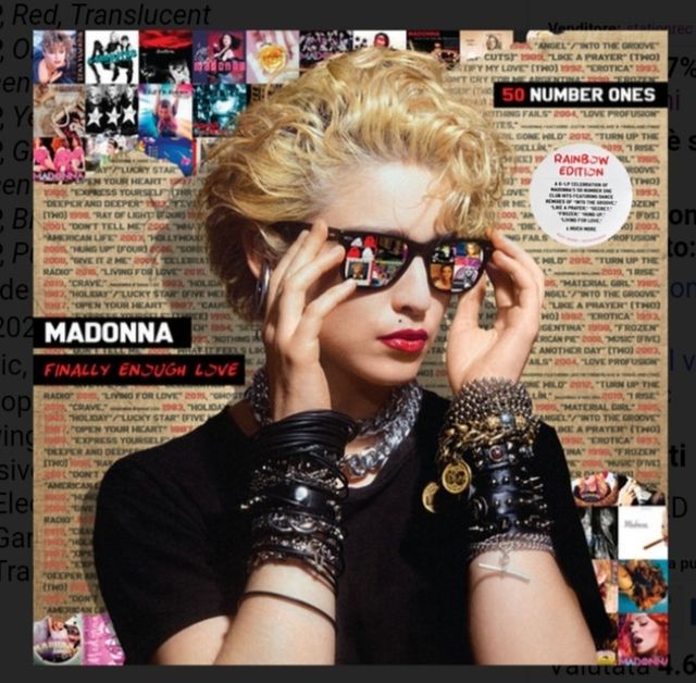 MADONNA Box set 6 vinili colorati