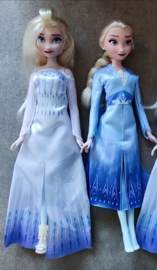 Lote 2muñecas Barbie Frozen 