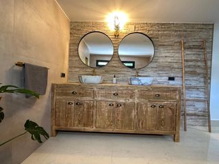 Mueble de Baño Wabi Sabi Madera flandes
