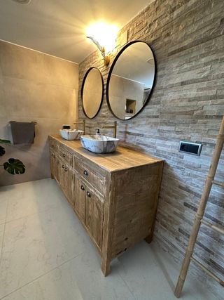 Mueble de Baño Wabi Sabi Madera flandes