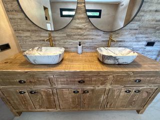 Mueble de Baño Wabi Sabi Madera flandes