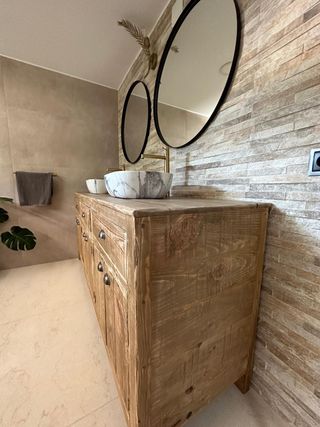 Mueble de Baño Wabi Sabi Madera flandes