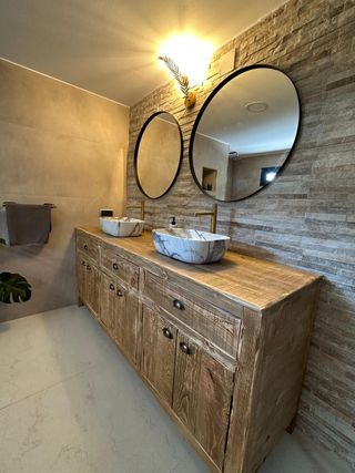Mueble de Baño Wabi Sabi Madera flandes