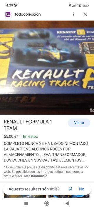 Escalextric Renault F1 Team