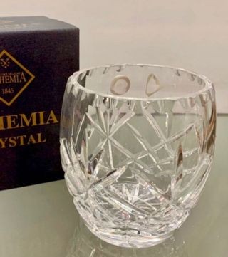 RECIPIENTES DE CRISTAL DE BOHEMIA