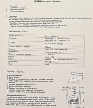 Tacómetro 