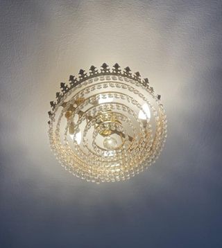 Lámpara techo cristal de roca