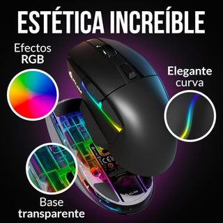 Ratón inalámbrico RGB nuevo