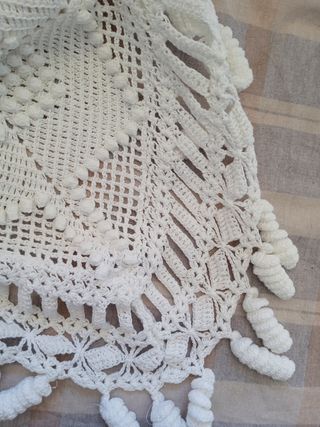 Colcha de crochet . 4.