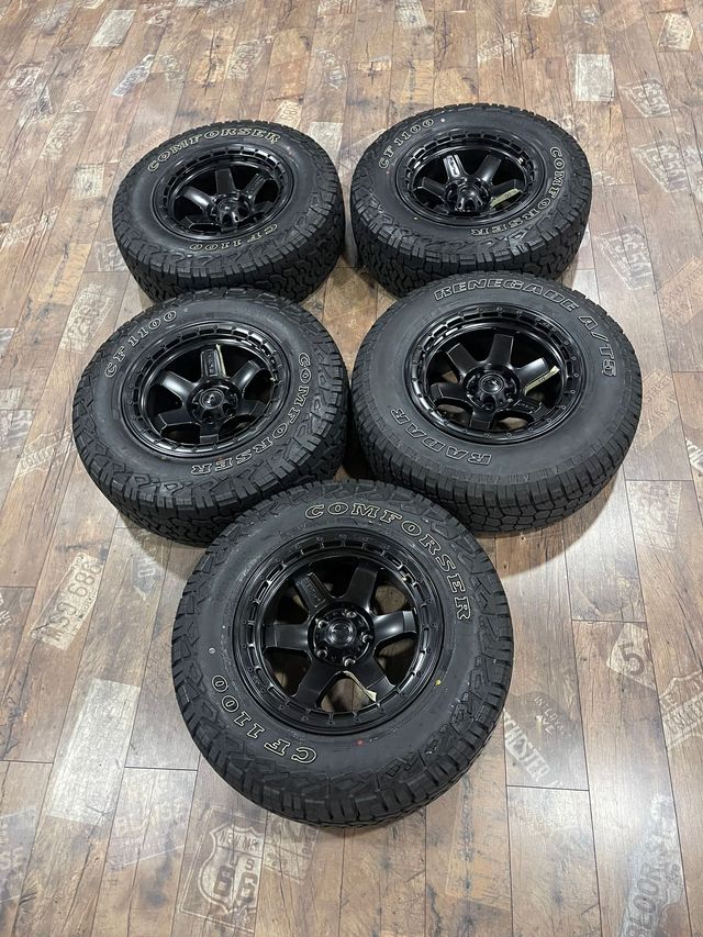 Set 5 Llantas Fuel Block 18x9 5x127 ET-12