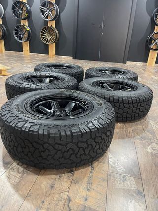 Set 5 Llantas Fuel Block 18x9 5x127 ET-12