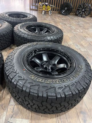 Set 5 Llantas Fuel Block 18x9 5x127 ET-12