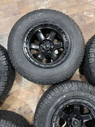 Set 5 Llantas Fuel Block 18x9 5x127 ET-12