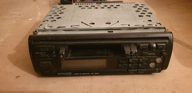 stereo auto vintage Kenwood KRC-354N con slitta
