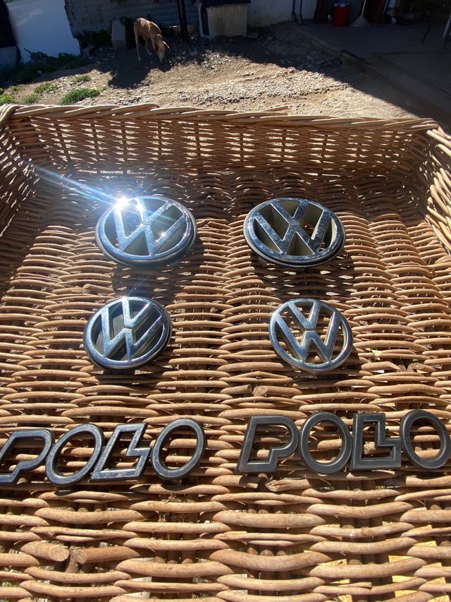 Símbolos y logotipos Volkswagen Polo 6n1, capó, bolsa