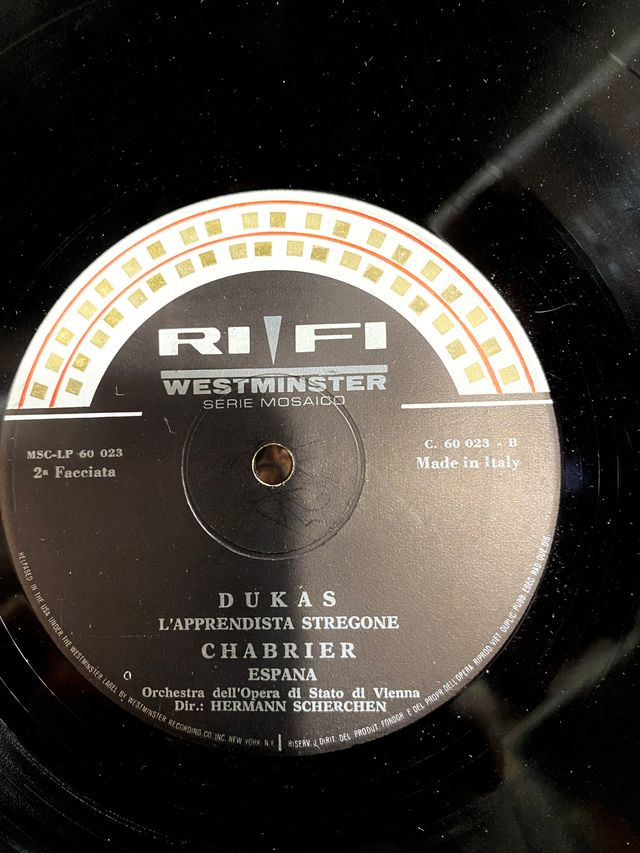 Orchestra dell'opera di Vienna- Hermann Scherchen