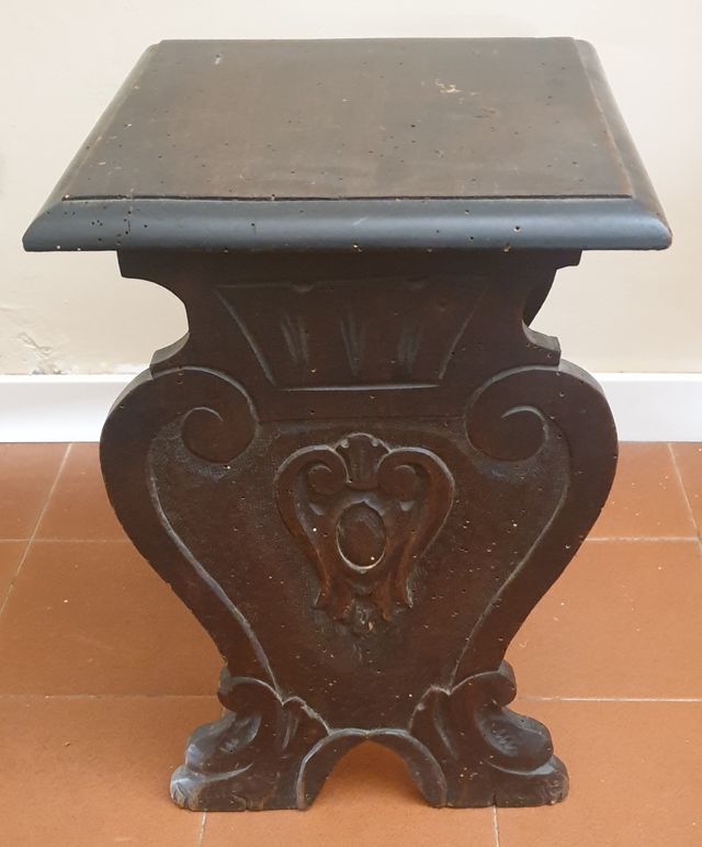 Cassapanca inizi '900 con appendiabiti e sgabelli