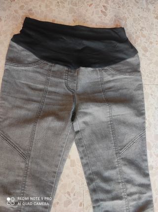 Pantalón vaquero lycra embarazada