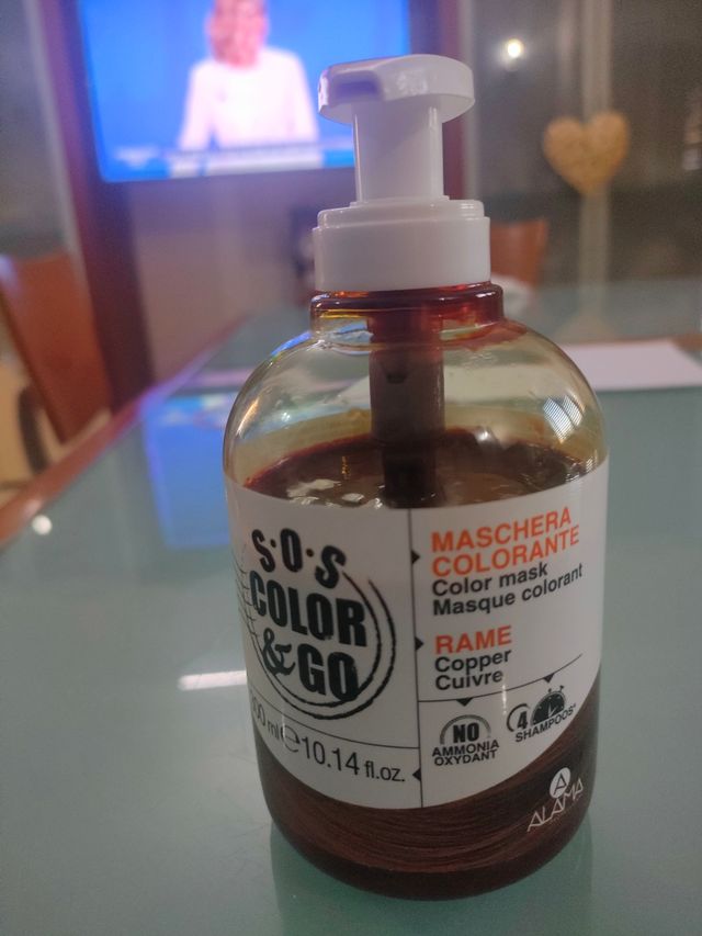 Maschera colorante tonalità Copper-Rame