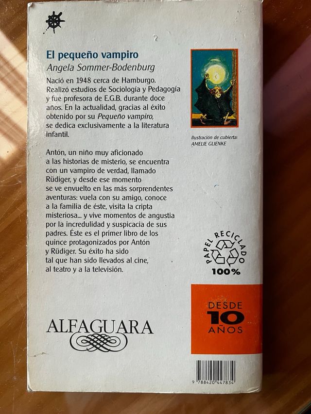 Libro el pequeño vampiro