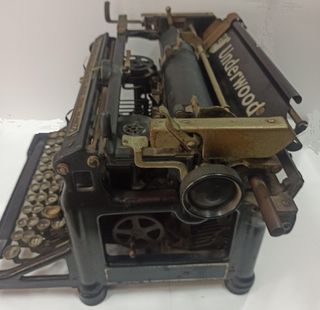 Maquina escribir antigua Underwood 1915 teclado ES