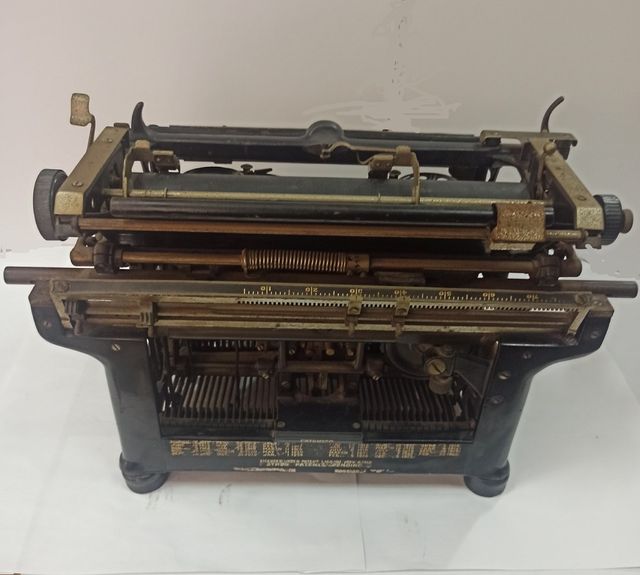 Maquina escribir antigua Underwood 1915 teclado ES