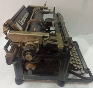 Maquina escribir antigua Underwood 1915 teclado ES