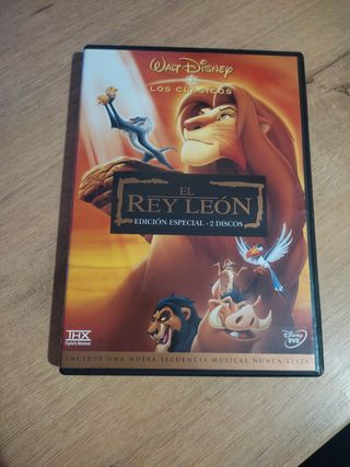DVD EL REY LEÓN Edición Especial - 2 discos DVD.