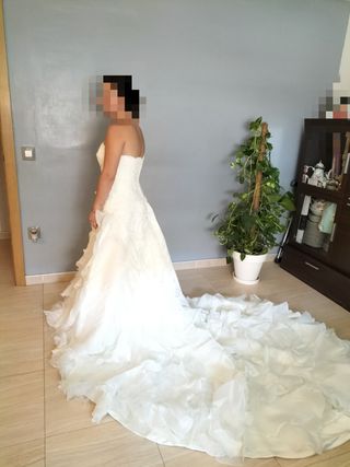 Traje de novia talla 38 Rosa Clará 