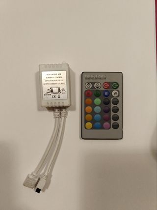Controlador y mando RGB