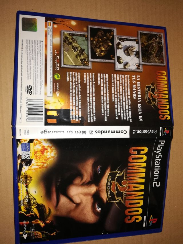 Lote juegos Commandos PlayStation 2
