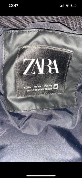 chaleco zara