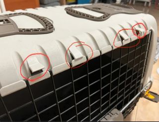 Transportín perro y gato marrón y beige