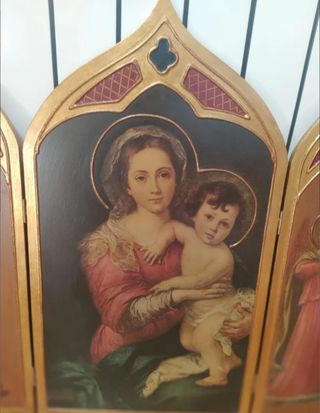 Cuadro Tríptico Religioso