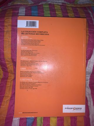 Libro de Lectio para lecturas de 2º de la eso