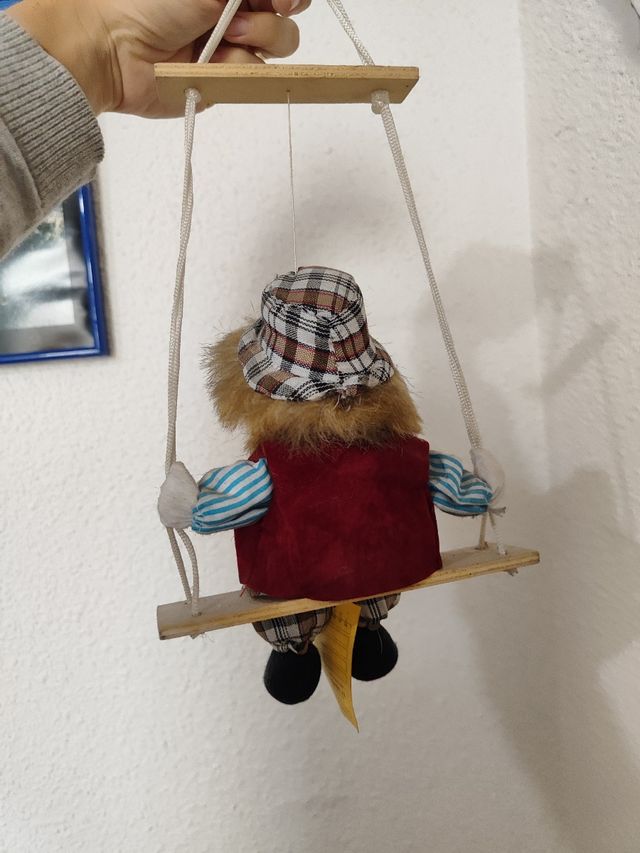 Muñeco payaso columpio decoración