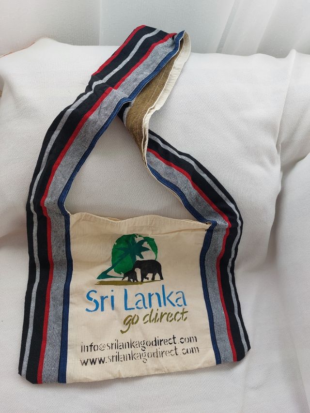 Bolso bandolera tela unisex