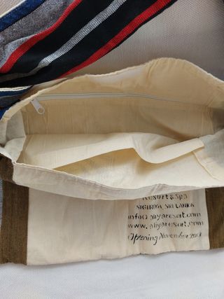 Bolso bandolera tela unisex