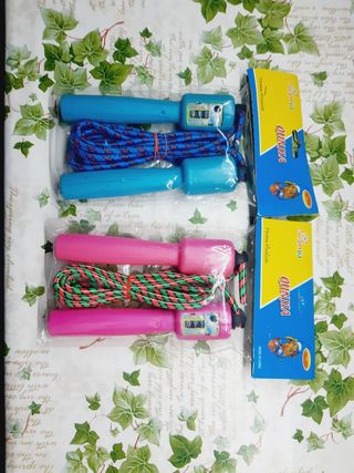 Cordas de saltar com contador de voltas