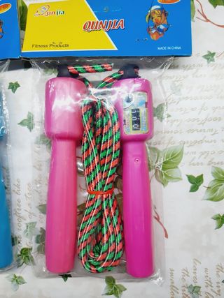 Cordas de saltar com contador de voltas