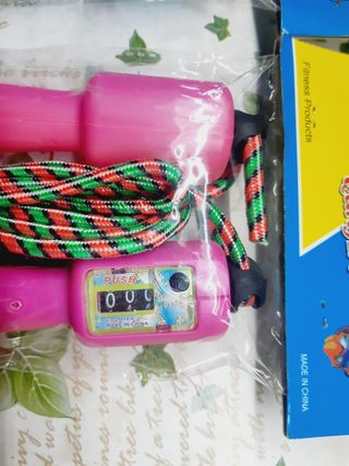 Cordas de saltar com contador de voltas