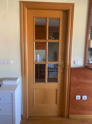 Puertas de madera maciza de pino