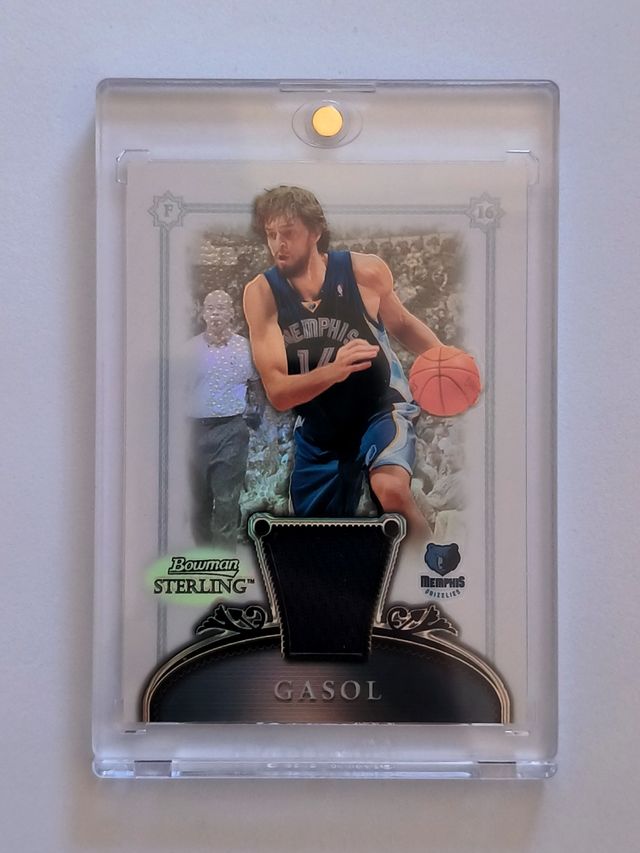 Pau Gasol patch game/used /199 refractor NBA Topps
