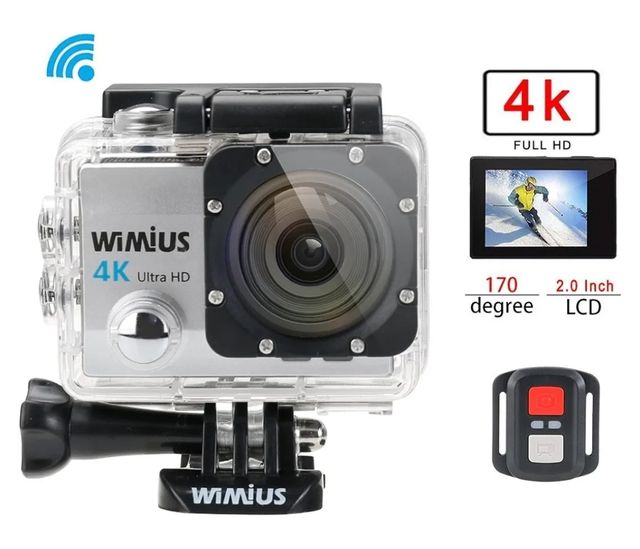 Fotocamera Go pro sportiva Action Cam 4K Ultra HD