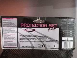 Protecciones para patinar de niña