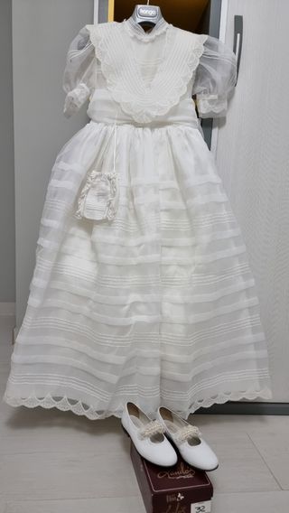 VESTIDO COMUNION COMPLETO 