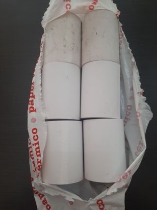 6 Rollos de papel térmico