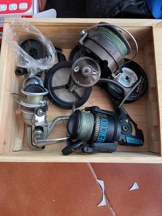 carretes pesca antiguos